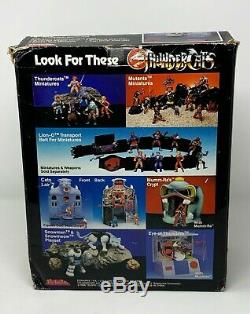 THUNDERCATS 1986 Cat's Lair Play Set Mini Figure Kids Works with Box & Lion-O VTG