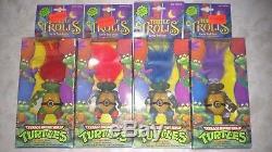 Tmnt Vintage Trolls Lot Playmates Teenage Mutant Ninja Turtles In Boxes Complete