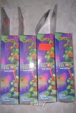 Tmnt Vintage Trolls Lot Playmates Teenage Mutant Ninja Turtles In Boxes Complete