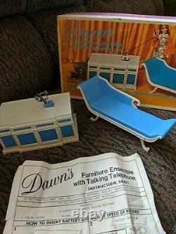 Topper Dawn Doll Furniture Ensemble Chaise Lounge HTF with Box