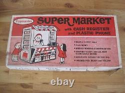 Toymaster Vintage Supermarket Cash Register Plastic Phone Never Out of Box RARE