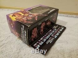 Transformers CHOP SHOP Deluxe Insecticon UNUSED STICKER Complete Box G1 Vintage