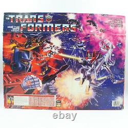 Transformers G1 Jetfire Complete with Unbroken Box & Weapons, Vintage 80s Robot