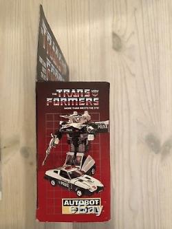 Transformers G1 Prowl 1984 Mint in Box Vintage Complete