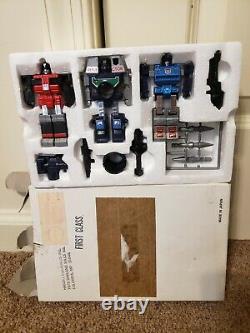 Transformers G1 Reflector Complete with box unused camera mail away 1986 Vintage