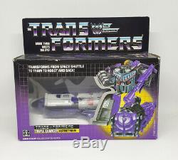 Transformers G1 Vintage ASTROTRAIN Figure Complete with Box 1985 Hasbro