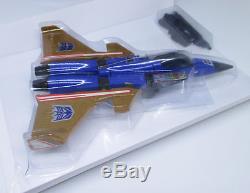 Transformers G1 Vintage DIRGE Jet Figure Complete with Box 1985 Hasbro