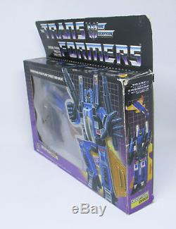 Transformers G1 Vintage DIRGE Jet Figure Complete with Box 1985 Hasbro