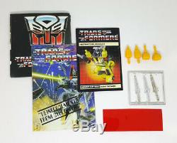 Transformers G1 Vintage SUNSTREAKER Figure Complete with Box 1984 Hasbro