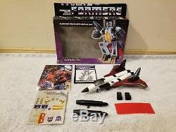 Transformers RAMJET ORIGINAL UNUSED STICKERS Complete with Box G1 Vintage