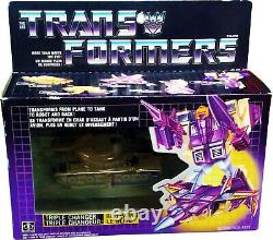Transformers Triple Changer Blitzwing Vintage G1 1985 Near MISB AFA IT