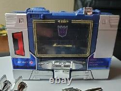 Transformers Vintage G1 Soundwave with cassettes COMPLETE WITHOUT BOX