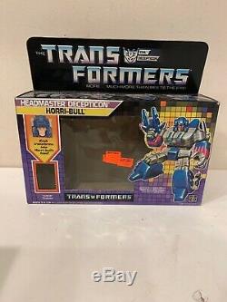 Transformers g1 original vintage headmaster horri bull in Box