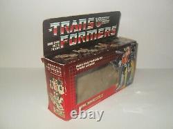 Transformers g1 original vintage wheeljack 100% complete with box