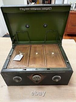 Unique High Class Iron Handcrafted Safe Box Made In Tokyo Japan Combo Lock