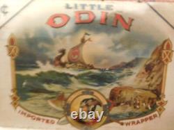 VIKING! Little Odin Cigars Antique Wood Box