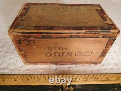 VIKING! Little Odin Cigars Antique Wood Box