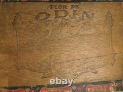 VIKING! Little Odin Cigars Antique Wood Box