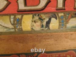 VIKING! Little Odin Cigars Antique Wood Box