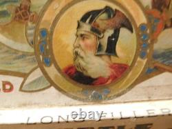 VIKING! Little Odin Cigars Antique Wood Box