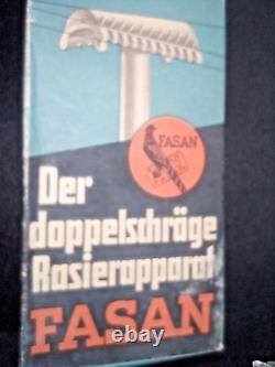 VINTAGE? 1930's? FASAN No. 15 SLANT Safety Razor? Germany? New-in-Box