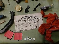 VINTAGE 1970 HASBRO GI JOE SECRET OF THE MUMMY'S TOMB SET WithBOX 7441