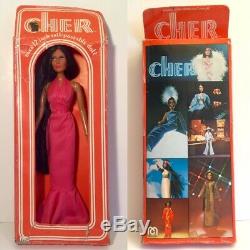 VINTAGE 1970's CHER DOLL + CHER'S DRESSING ROOM PLAYSET in Original Boxes MEGO