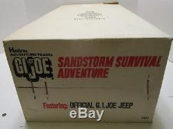 VINTAGE 1974 HASBRO GI JOE SANDSTORM SURVIVAL ADVENTURE SET WithBOX WOW
