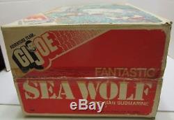 VINTAGE 1975 HASBRO GI JOE FANTASTIC SEA WOLF WithBOX WOW