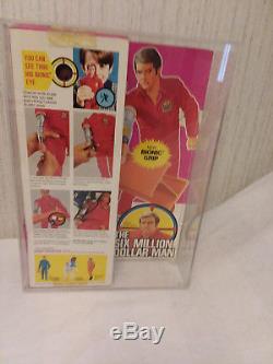 VINTAGE 2nd/ED 1975 SIX MILLION DOLLAR MAN ACTION FIGURE in Box with Case KENNER