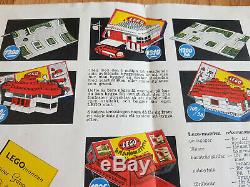 VINTAGE 50´s 60's LEGO System I lek leaflet 187 DENMARK Mursten rare 700 alt