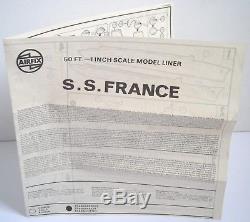 VINTAGE AIRFIX S. S FRANCE SCALE 1600 RARE Original Series 6 F602s BOXED Plastic