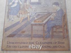 VINTAGE ANTIQUE MUSIC INSTRUMENT ZELLOPHONE XYLOPHONE in BOX