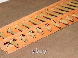 VINTAGE ANTIQUE MUSIC INSTRUMENT ZELLOPHONE XYLOPHONE in BOX