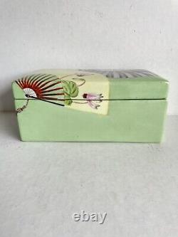 VINTAGE Fabienne Jouvin Porcelain Box Collectible Art, Artist Signed, Home