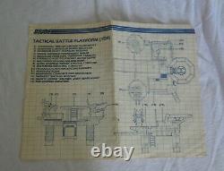 VINTAGE HASBRO GI JOE 1985 TRANSPORTABLE TACTICAL BATTLE PLATFORM COMPLETE withBOX