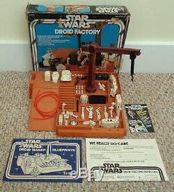 VINTAGE KENNER STAR WARS 1979 DROID FACTORY 100% COMPLETE withBOX & R2-D2