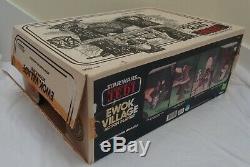 VINTAGE KENNER STAR WARS 1983 EWOK VILLAGE ACTION PLAYSET withBOX 100% VERY NICE