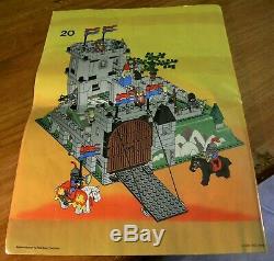 VINTAGE LEGO CASTLE CRUSADER'S KING'S MOUNTAIN FORTRESS 6081, COMPLETE, With BOX