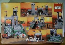 VINTAGE LEGO CASTLE CRUSADER'S KING'S MOUNTAIN FORTRESS 6081, COMPLETE, With BOX