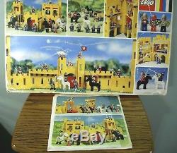 VINTAGE LEGO YELLOW CASTLE 375/6075, 1980, COMPLETE With BOX & INSTRUCTIONS