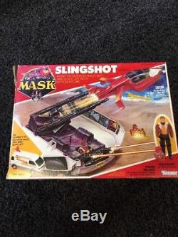VINTAGE M. A. S. K. MASK 1986 Riker Slingshot KENNER TOY VEHICLE BOX RV VAN