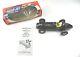 Vintage Pagco Jet Racing Car #7 In Box With Paperwork Black Plastic 11 1/2 Long
