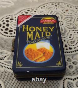 VINTAGE PHB Collection Nabisco Honey Maid Grahams Crackers Hinged Trinket Box