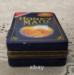 VINTAGE PHB Collection Nabisco Honey Maid Grahams Crackers Hinged Trinket Box