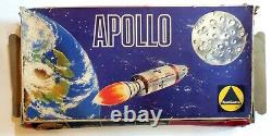 VINTAGE PLASTIC TOY TECHNOFIX APOLLO GERMANY SPACE AGE 1960s BOXED