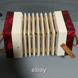 VINTAGE SCHOLER CONCERTINA Accordion CHU 100, with original box READ