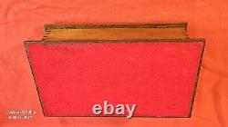 VINTAGE WOODEN BOX SOLID WOOD EXCELLENT CONDITION 70s- MULTIPURPOSE