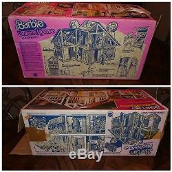 VTG 1978 Barbie Dream House UNFURNISHED with Original Box 99% Complete #2588