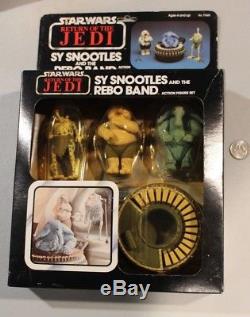 VTG 1983 STAR WARS SY SNOOTLES REBO BAND SET With BoX Insert COMPLETE ROTJ Gift NM